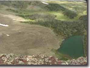 Shingle Lake from above